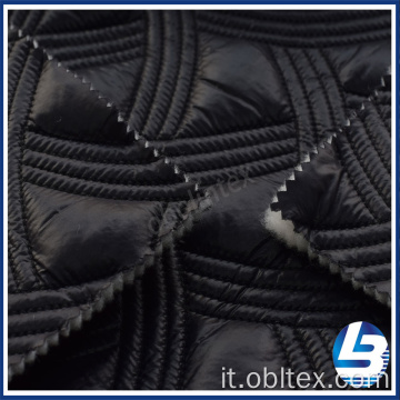 OBL20-Q-026 100% Nylon Taffeta Tessuto trapuntato per cappotto